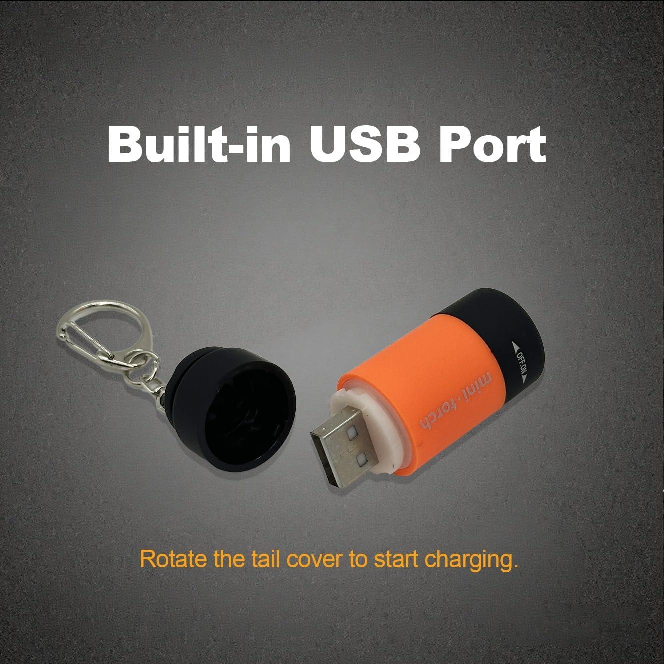 Linterna LED Recargable INSIGHLUX IS100A Mini Llavero 5.4cm