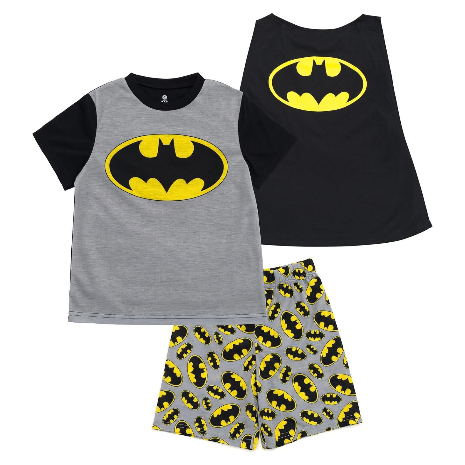 Conjunto de Pijama 3 Piezas Batman DC Comics Niños 10-12