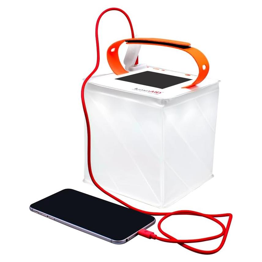 Linterna Solar LuminAID Max QI 200 Lúmenes Cargador USB