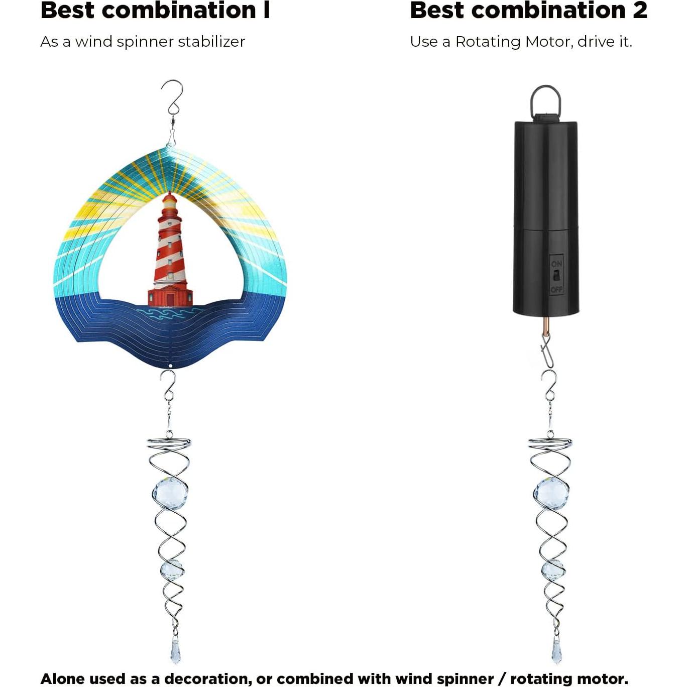 Bola de Observación Espiral 23 cm NPBIYOYG - Acero Inoxidable