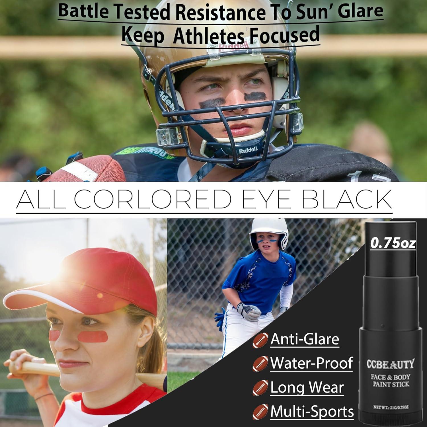 Barra de Pintura Facial Negra CCbeauty - Maquillaje SFX Profesional