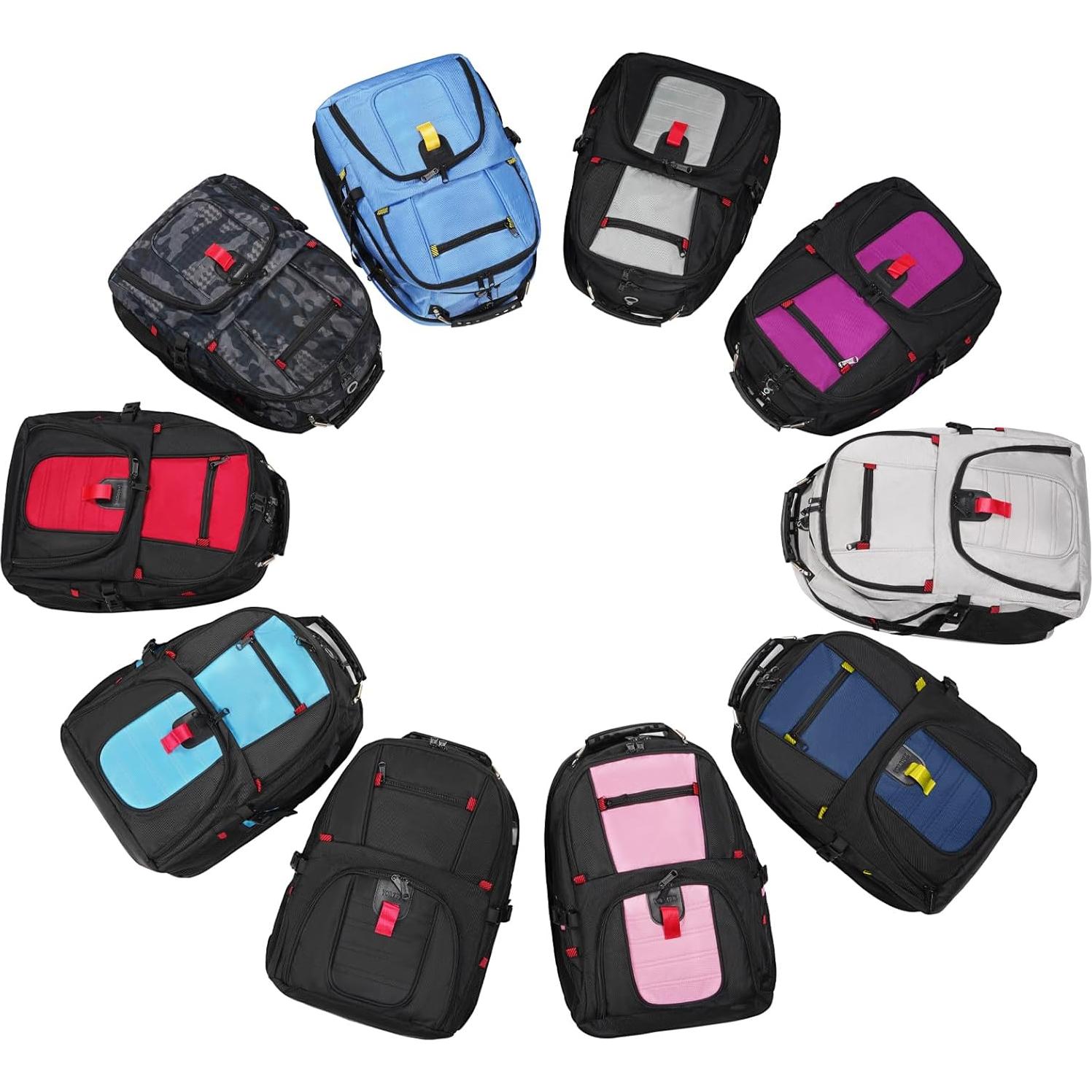 Mochila Grande YOREPEK para Laptop 17" Resistente al Agua