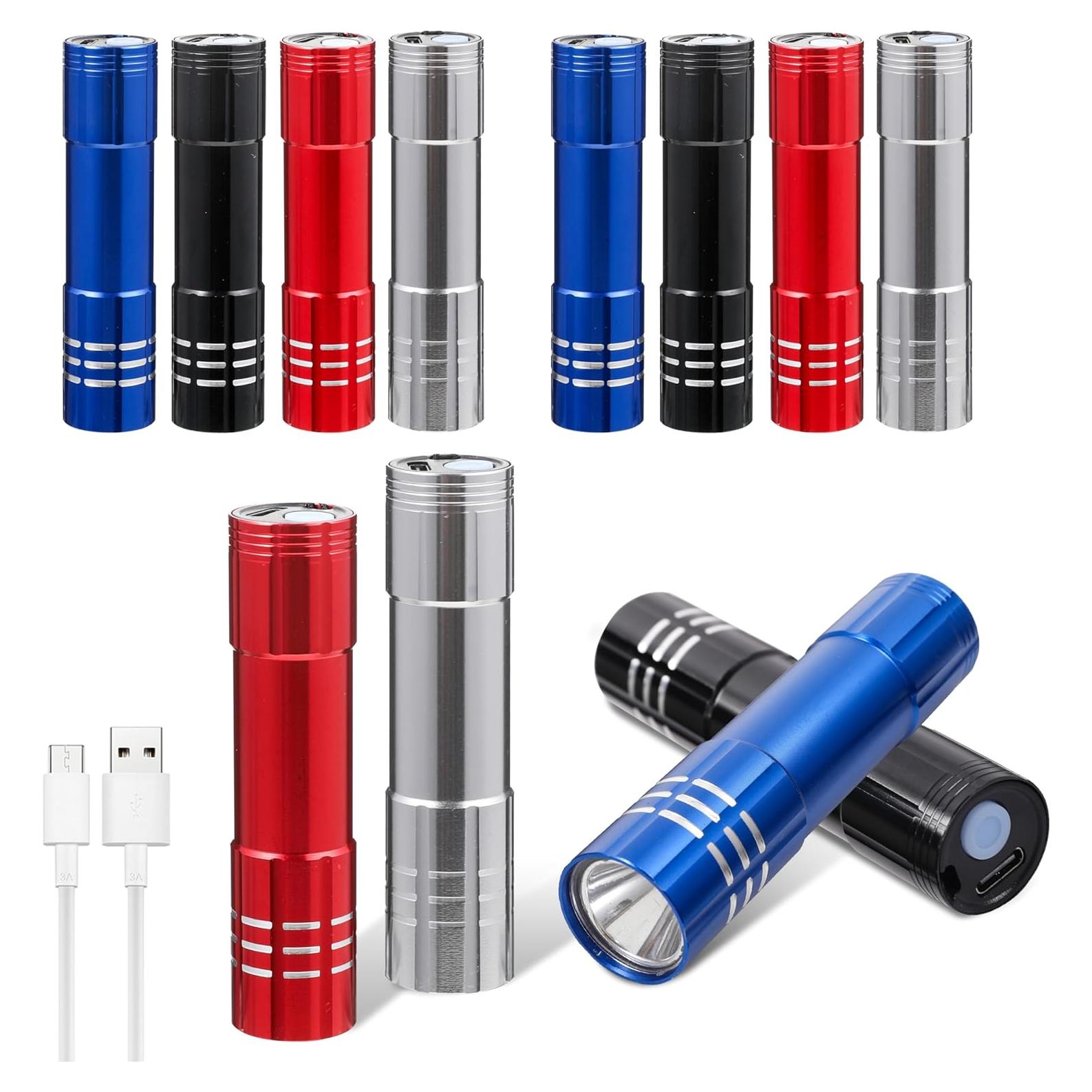 Paquete de 12 Linternas LED Recargables Hilngav S3-DUOSE