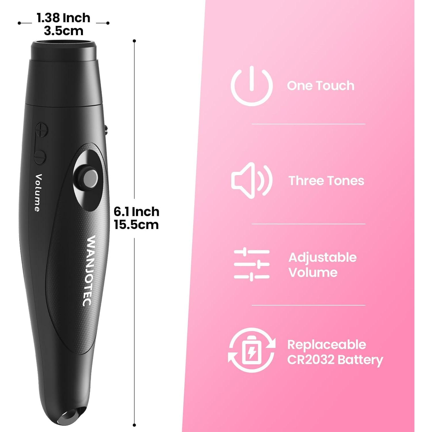 Silbato Electrónico WANJOTEC 3 Tonos Ajustables 130dB