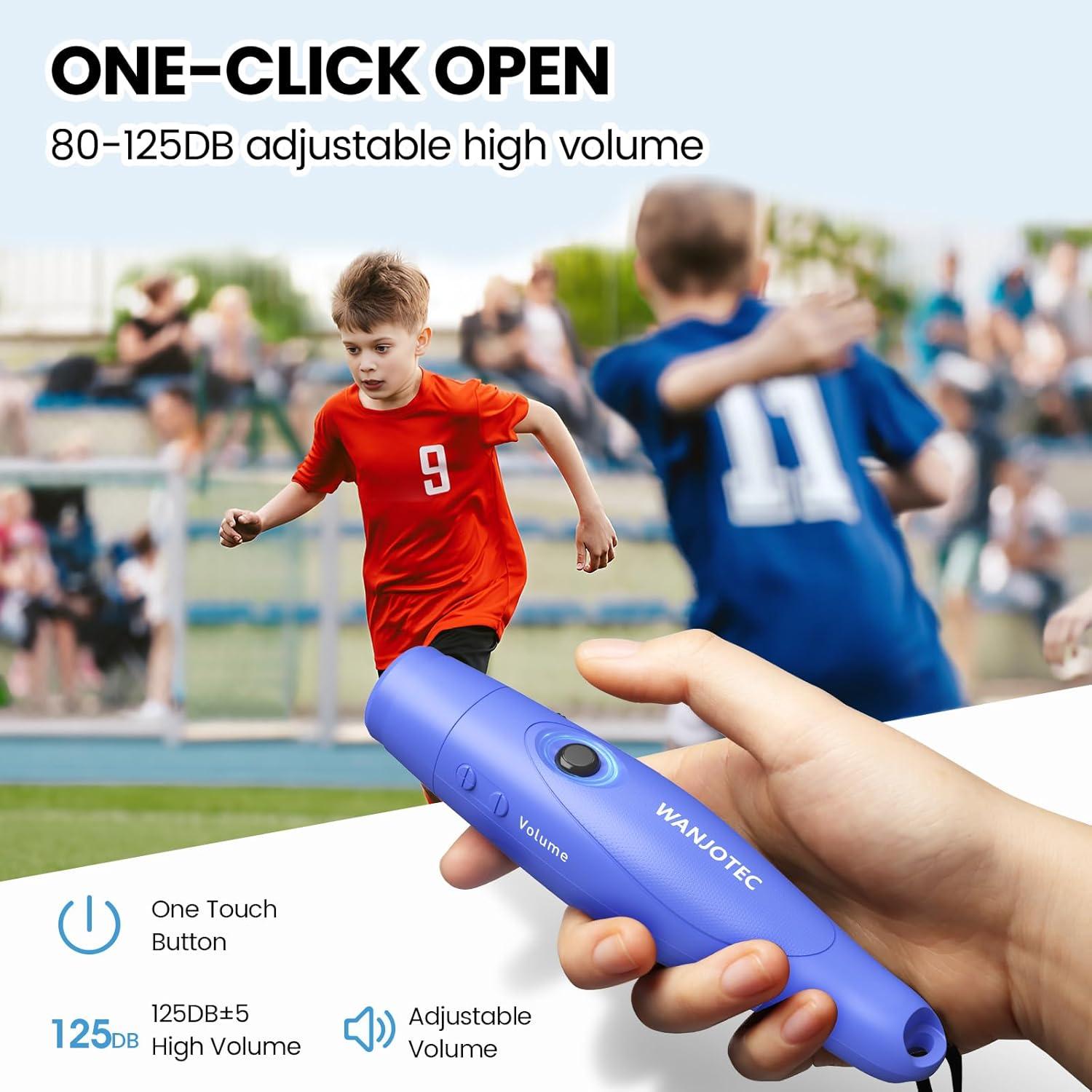 Silbato Electrónico WANJOTEC 3 Tonos Ajustables 130dB