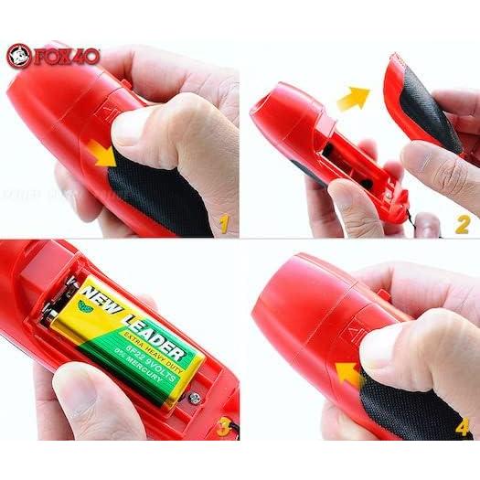 Silbato Electrónico Fox 40 - 3 Tonos, Rojo, Higiénico