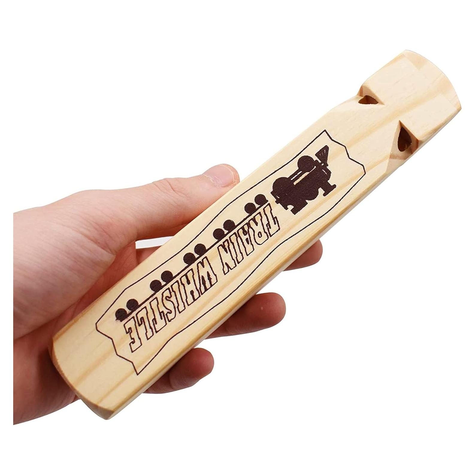 Silbato de Madera SIRENITA 4 Tonos para Niños 19x3.5cm