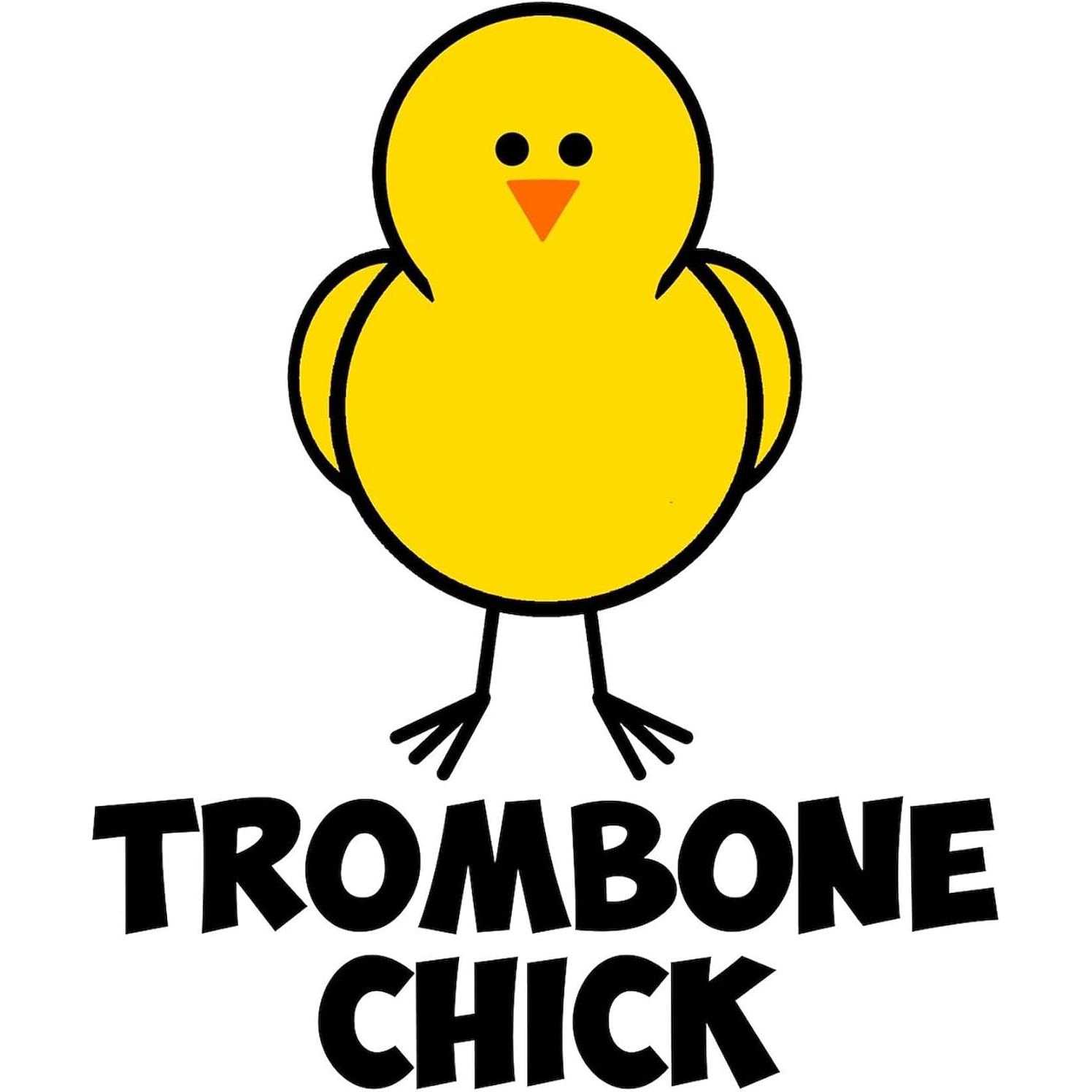 Botón Mini Redondo Trombone Chick 2.54 cm - CafePress