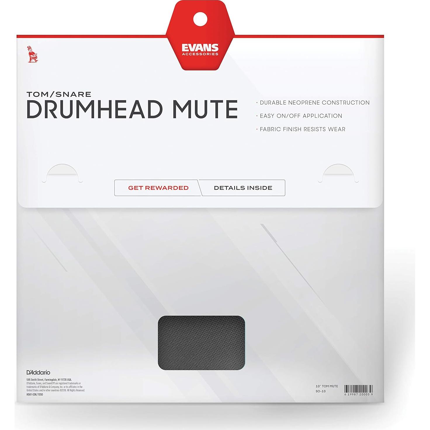 Silenciador de Batería SoundOff Evans 10" Neopreno