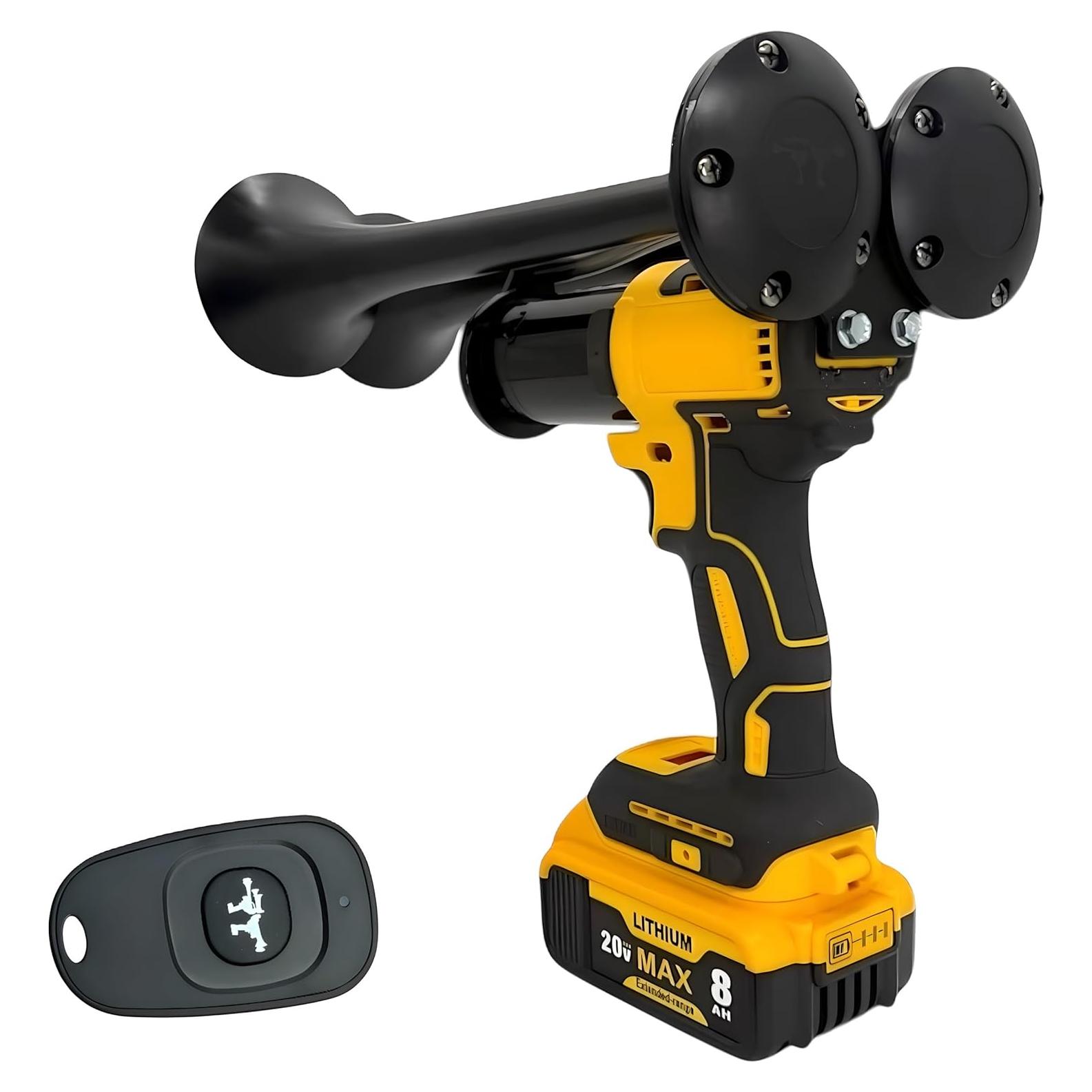 Bocina de Aire Inalámbrica Impact Train Horn 130dB Doble Trompeta