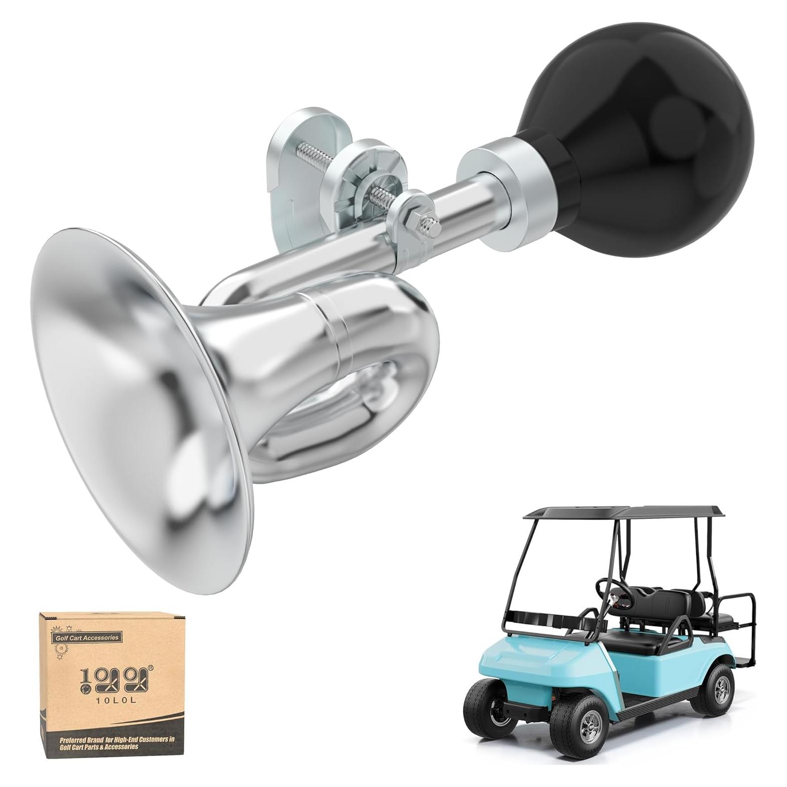 Bocina de Carrito de Golf 10L0L Retro Cromada 14.81x10.39cm