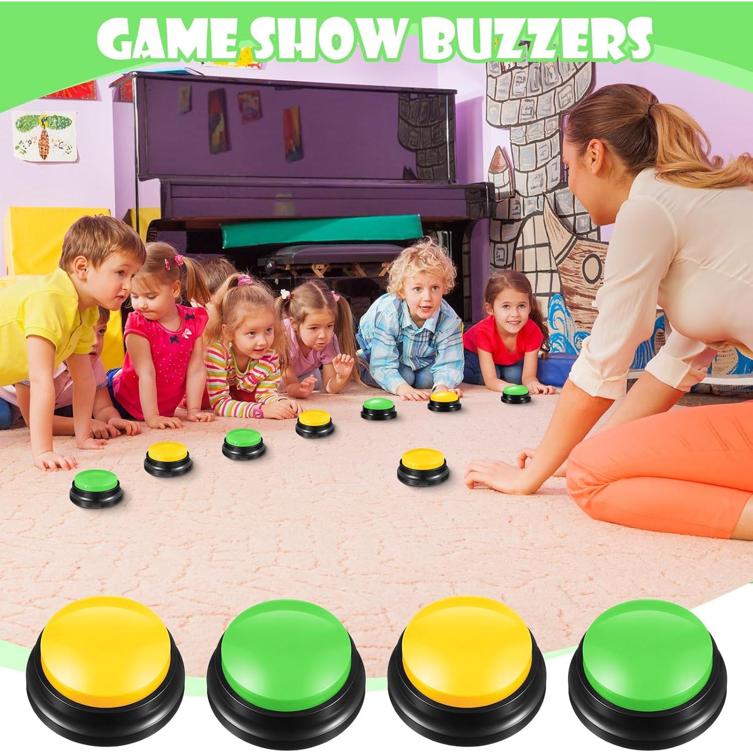 Yunsailing 12 Buzzers Grabables para Juegos de Aula y Trivia