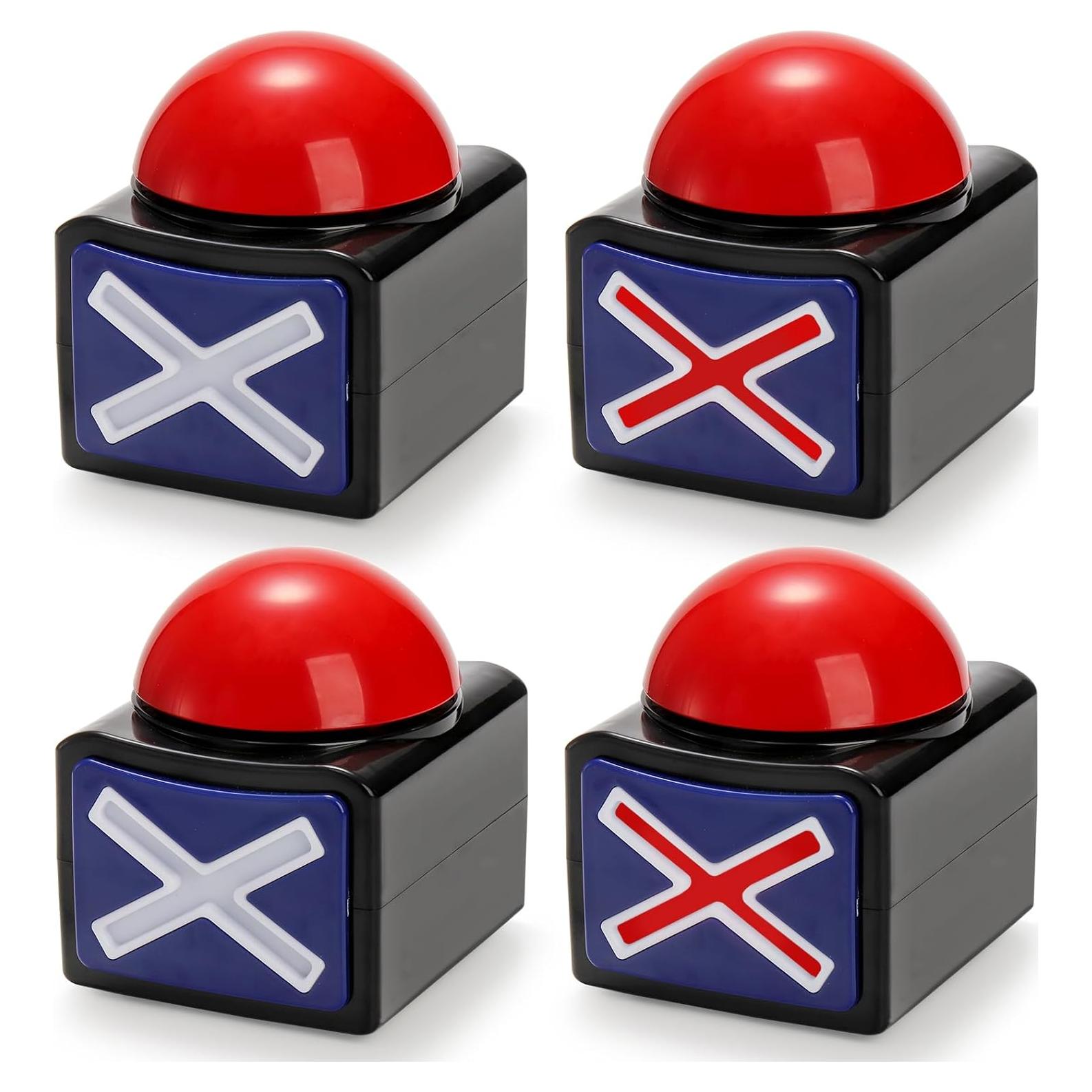 Paquete de 4 Timbres de Respuesta Cididu para Juegos