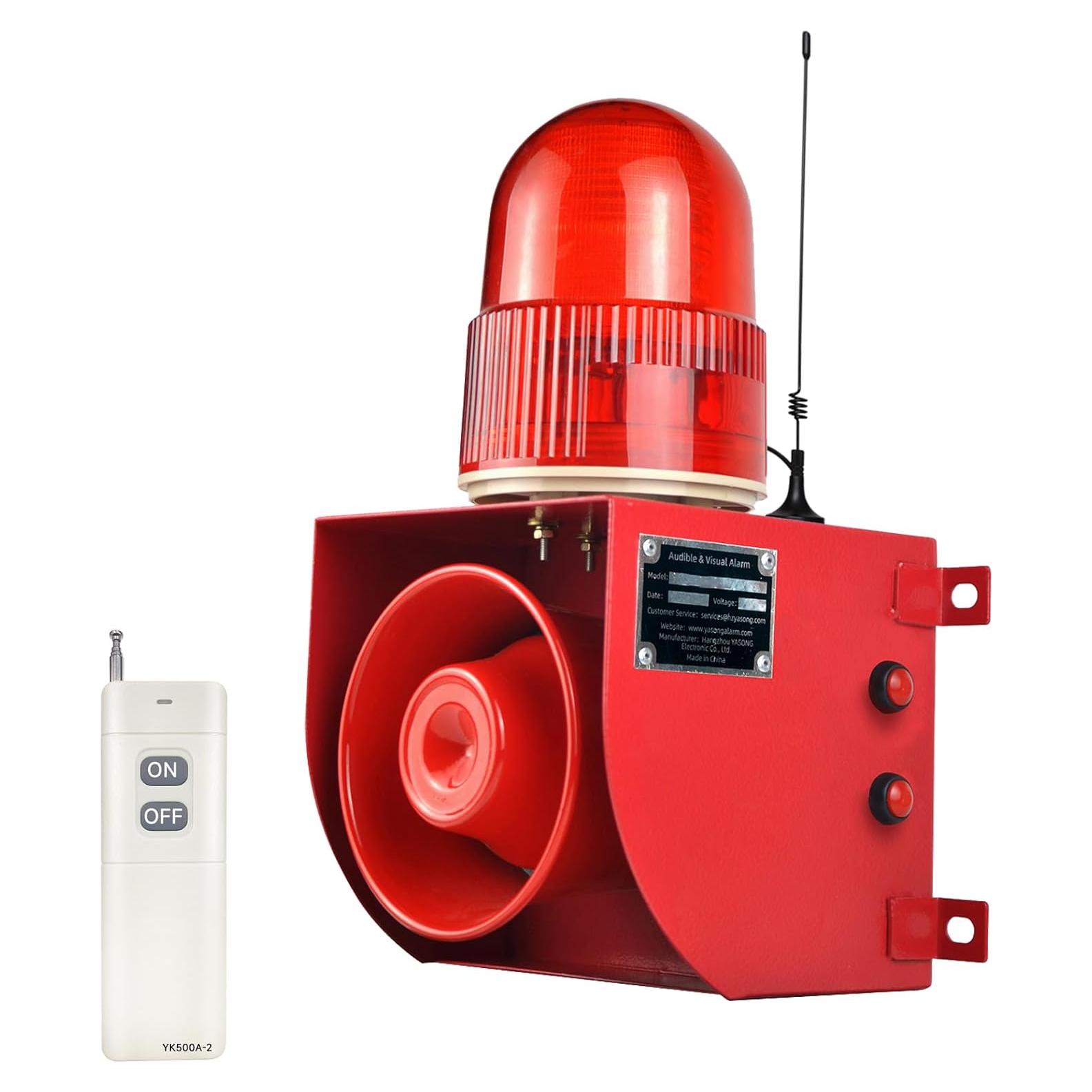 Sirena de Alarma Inalámbrica Hangzhou YASONG 120dB IP65