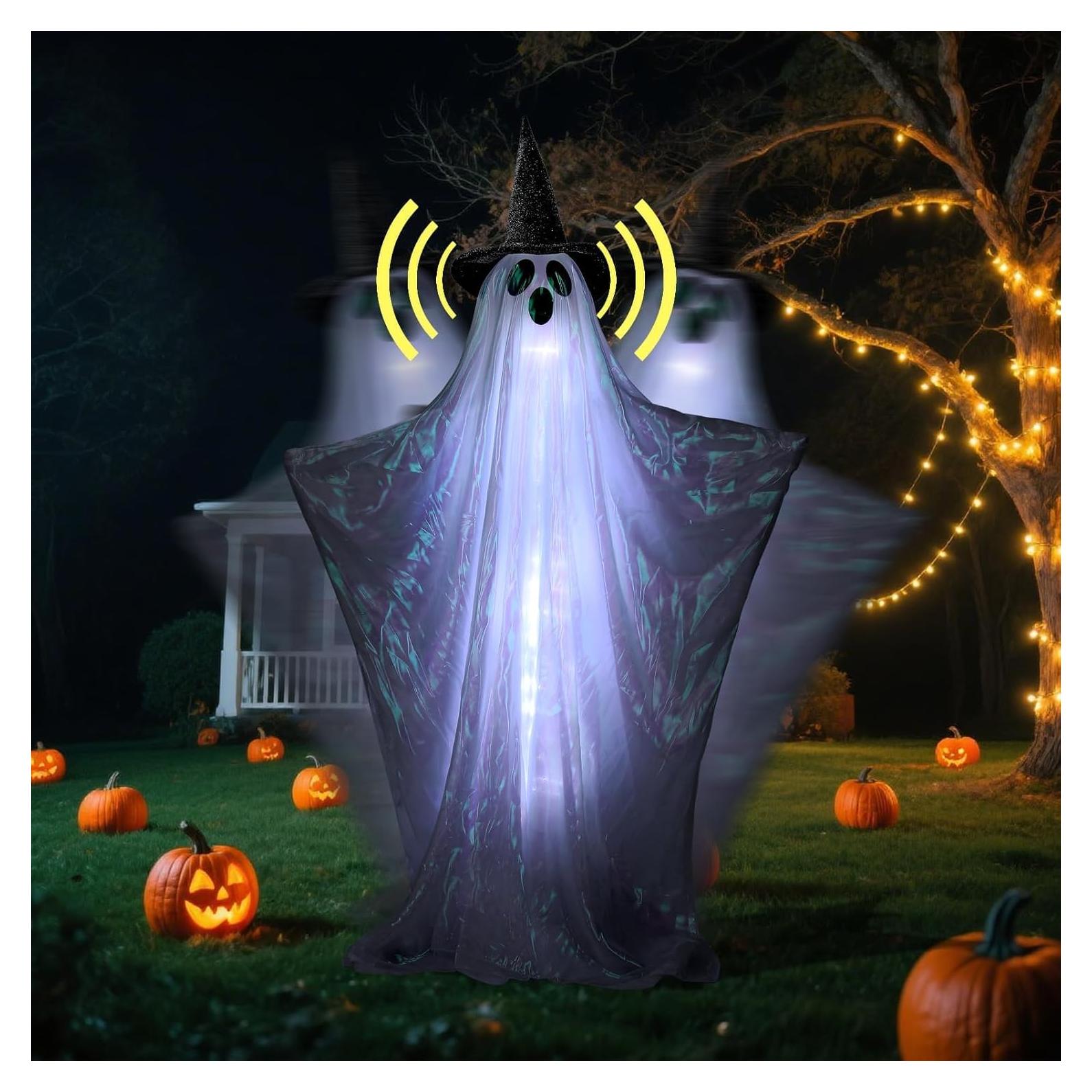 Fantasma Animado de Halloween Nollapo 162 cm con Sonido