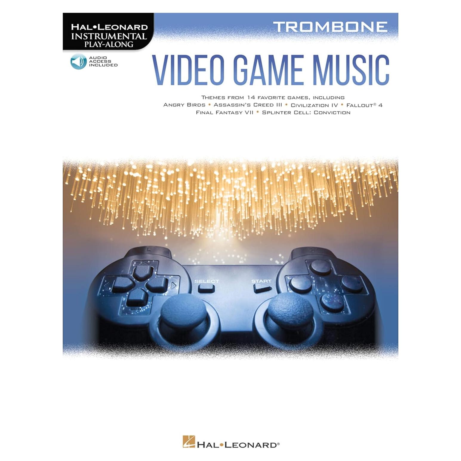 Video Game Music for Trombone Instrumental Play-Along Series Book/Online Audio