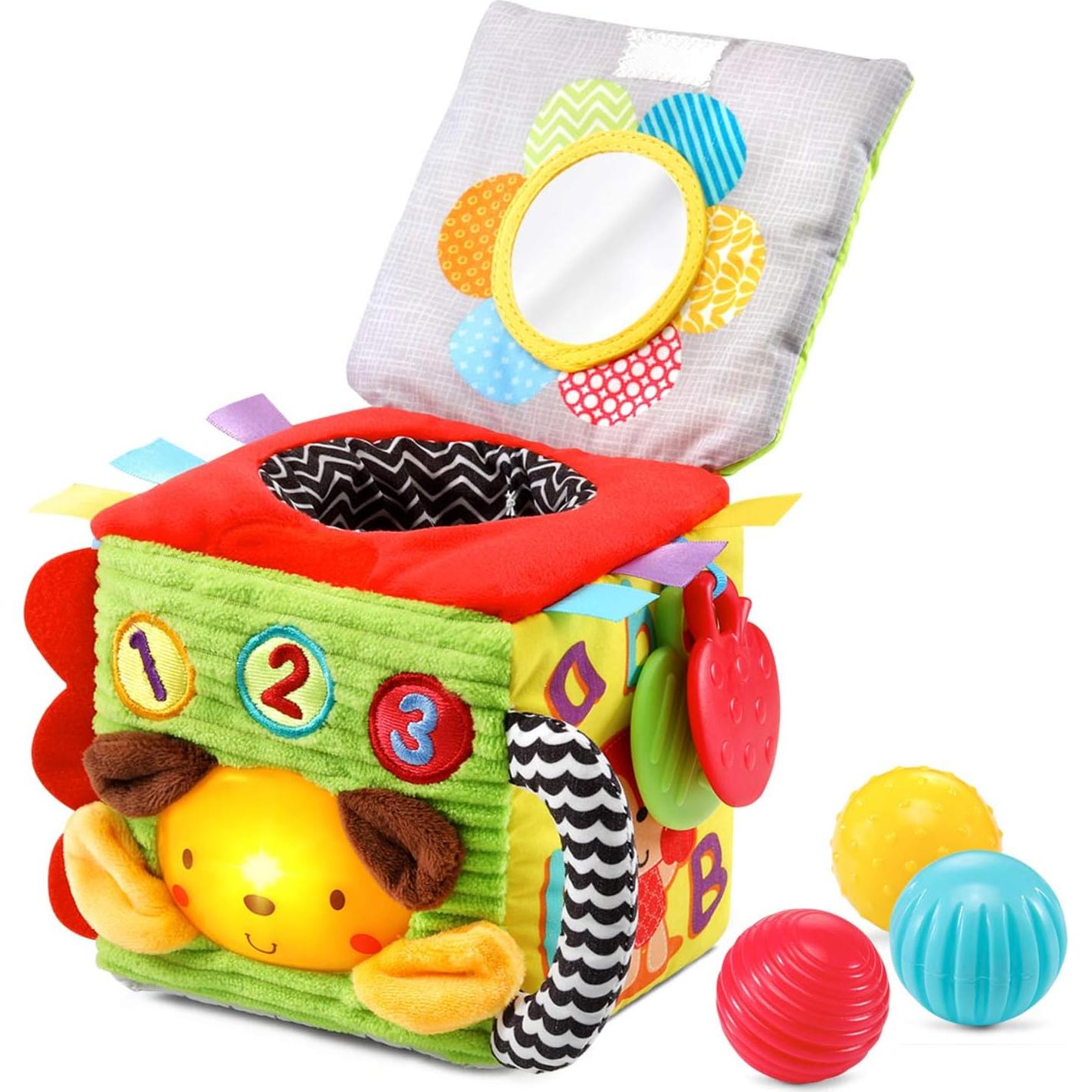 Cubo Sensorial Suave VTech 80-528200 para Bebés 3-24 Meses