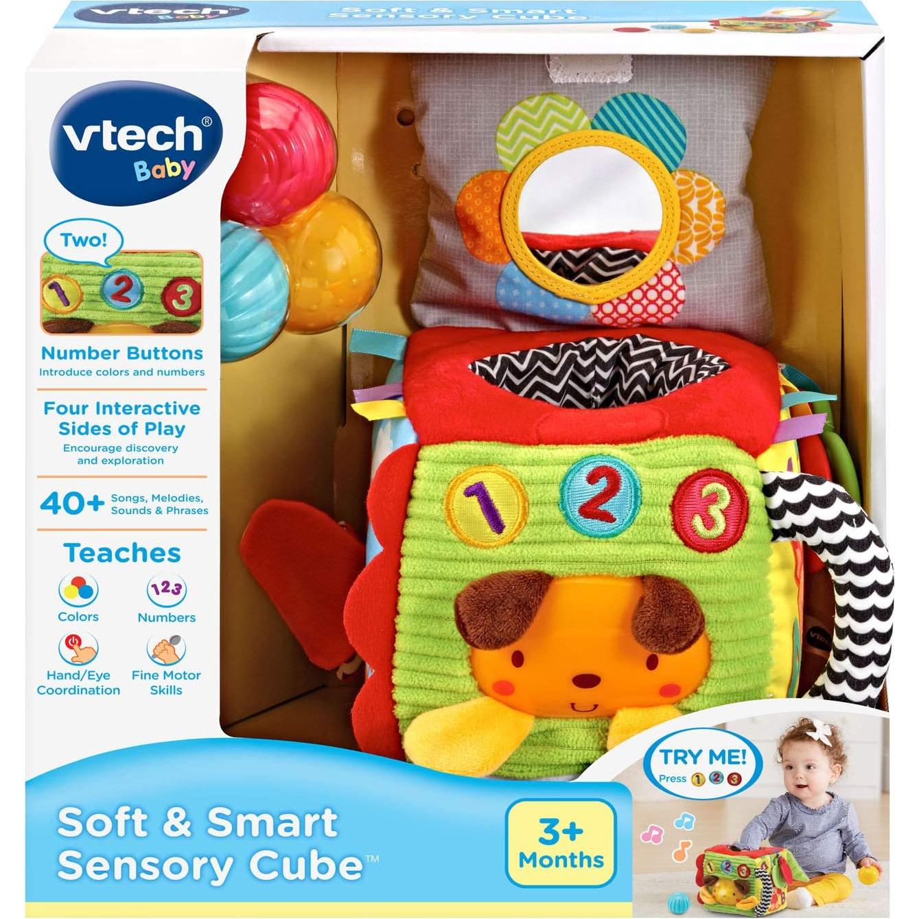 Cubo Sensorial Suave VTech 80-528200 para Bebés 3-24 Meses