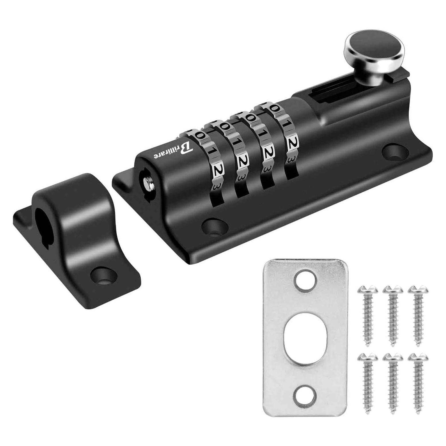 Cerradura Combinada BRILLIRARE HD09 4 Dígitos Resistente