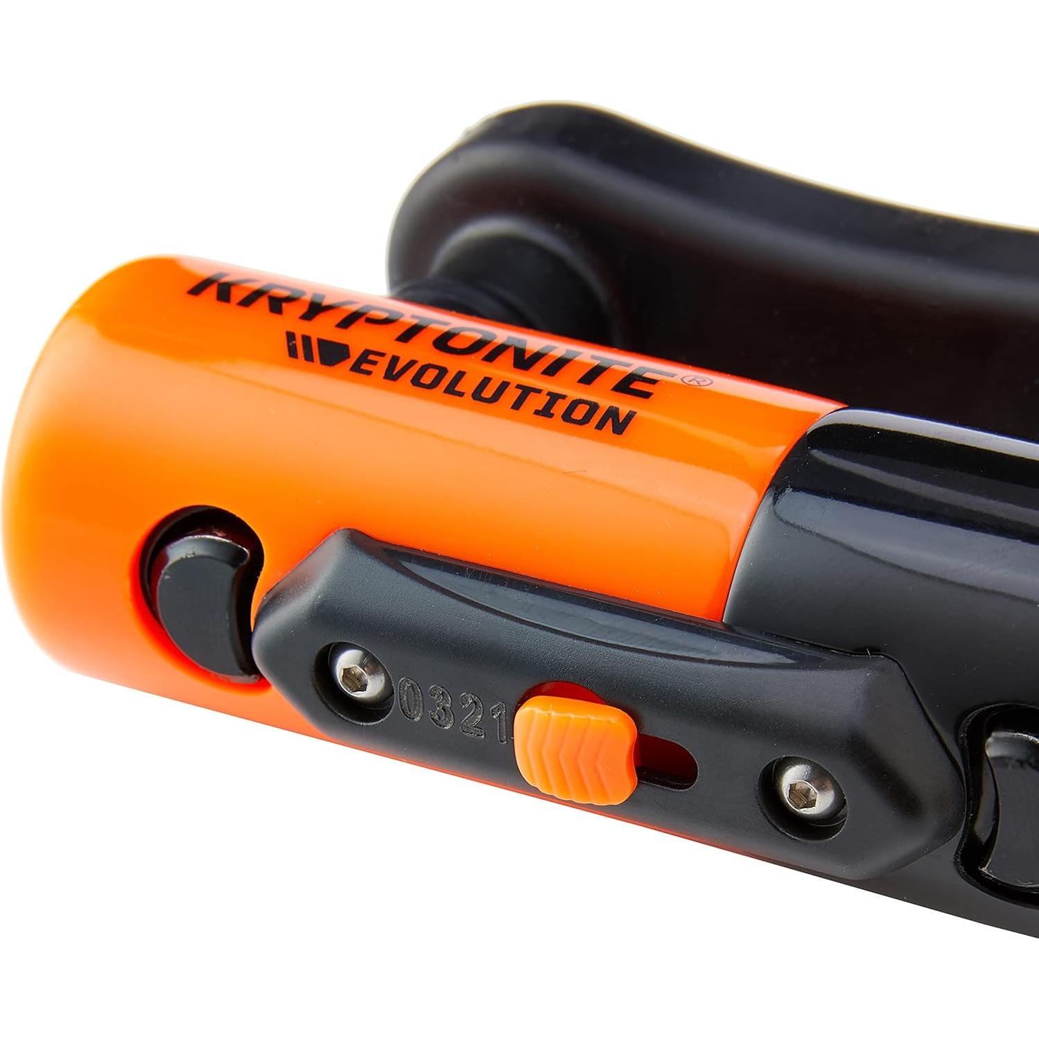 Candado de disco compacto Kryptonite Evolution 13 mm naranja