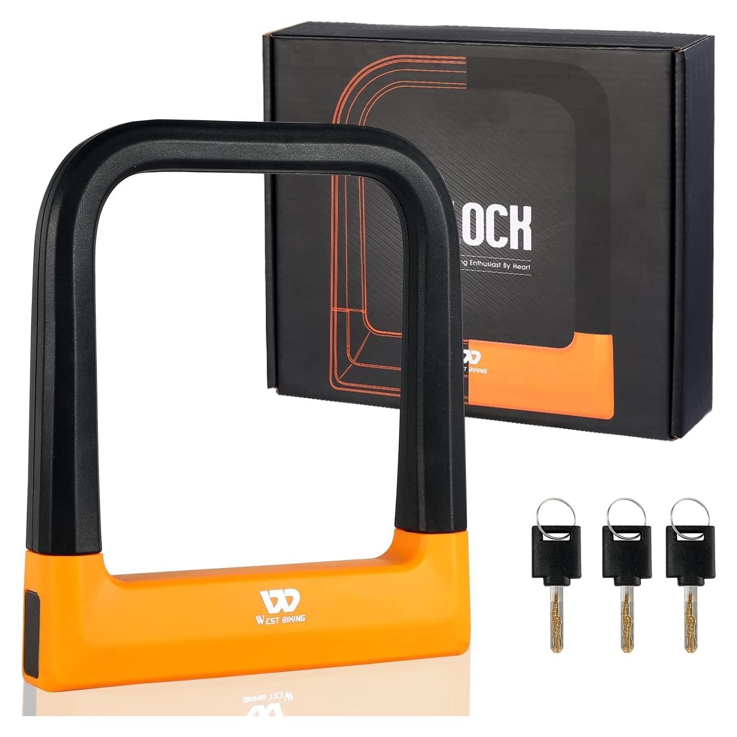 Candado U Antirrobo ICOCOPRO 18.76mm con 3 Llaves Negro