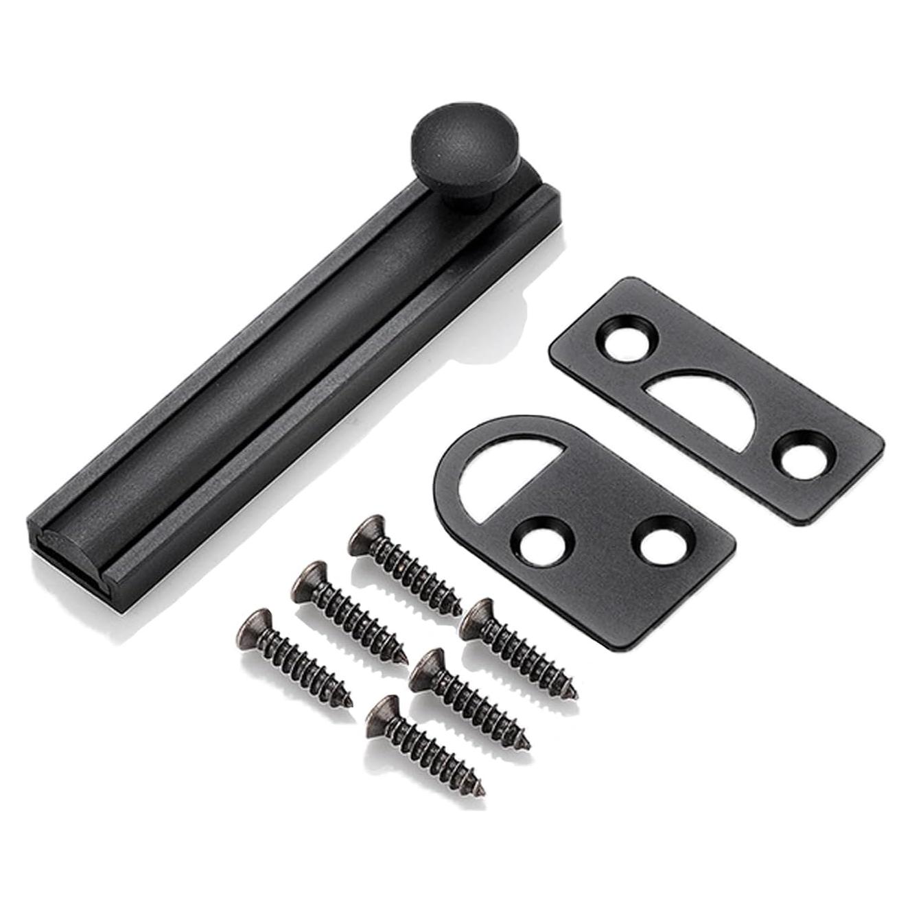 Cerrojo de Superficie de Latón Sólido LIFTATAPA 7.62 cm Negro