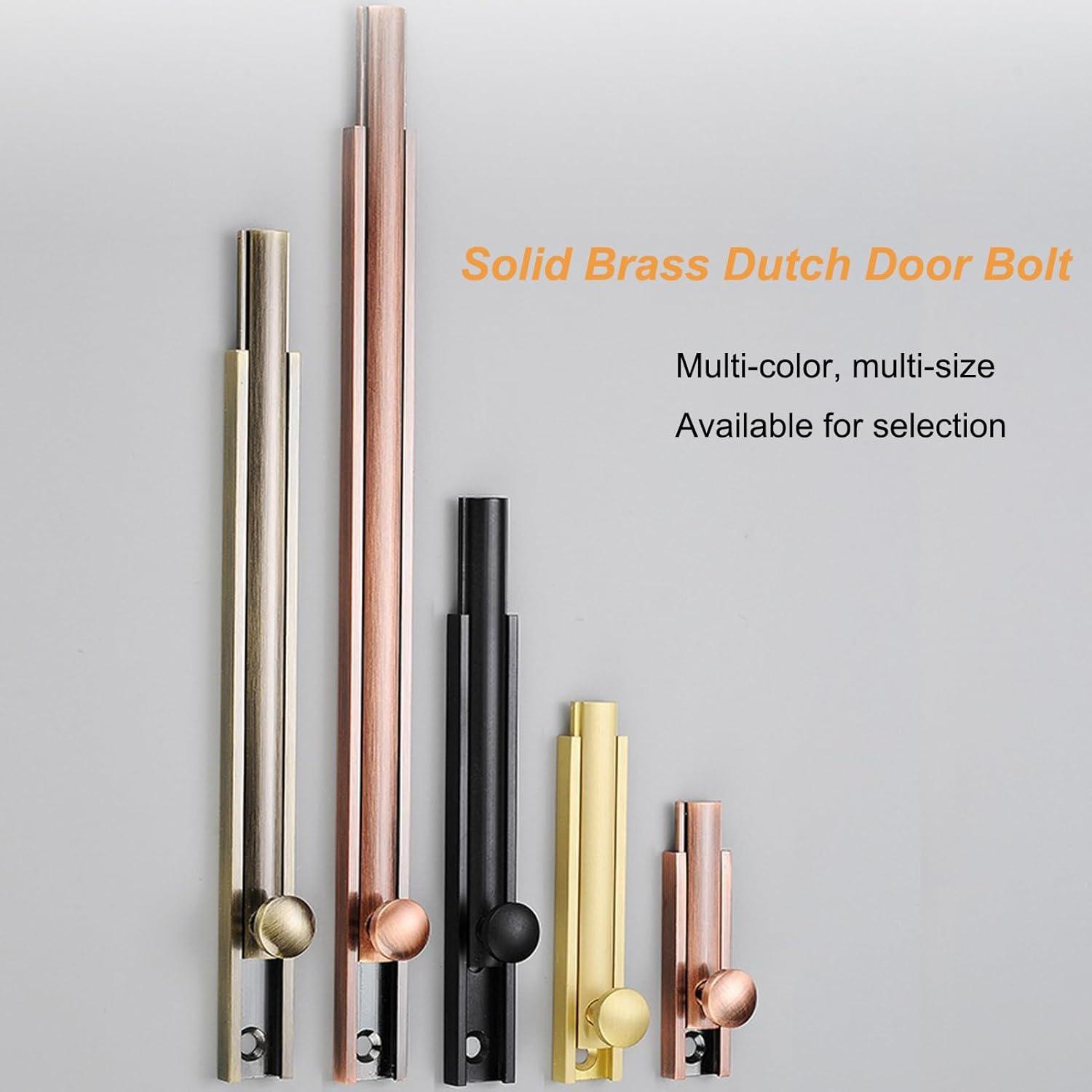 Cerrojo de Superficie de Latón Sólido LIFTATAPA 7.62 cm Negro