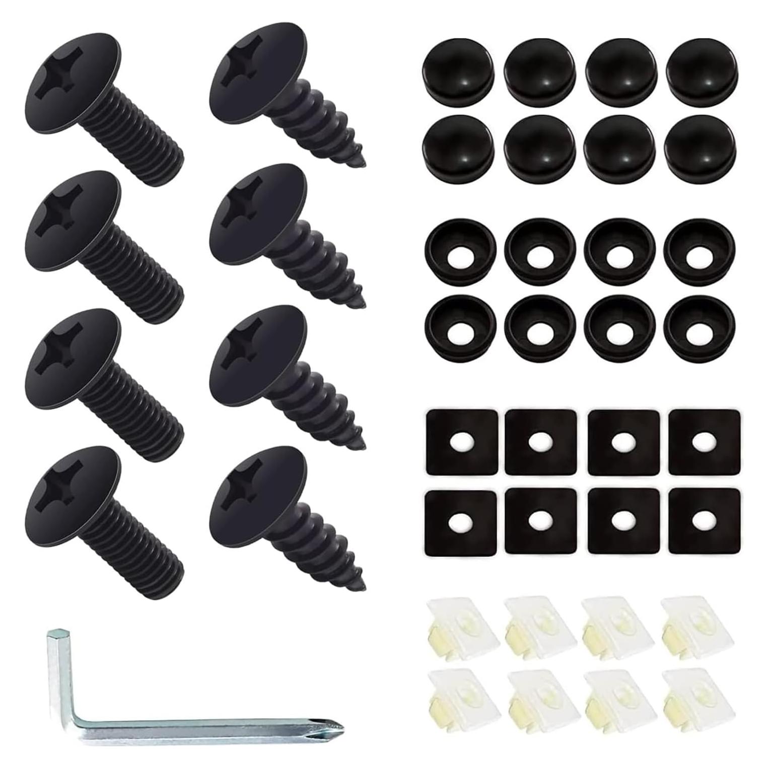 Tornillos Antivibración y Antirrobo GKmow para Placas de Matrícula