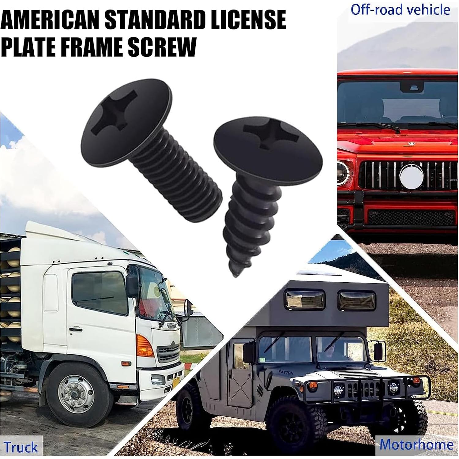 Tornillos Antivibración y Antirrobo GKmow para Placas de Matrícula