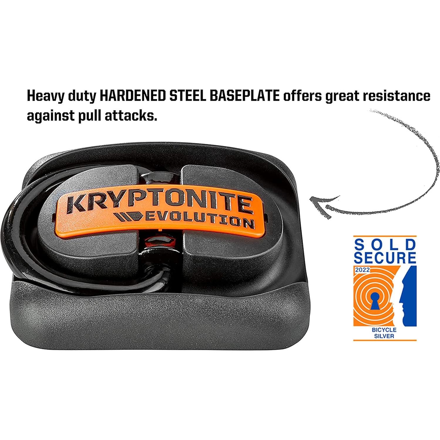 Anclaje de Suelo Kryptonite Evolution Antirrobo para Bicicletas