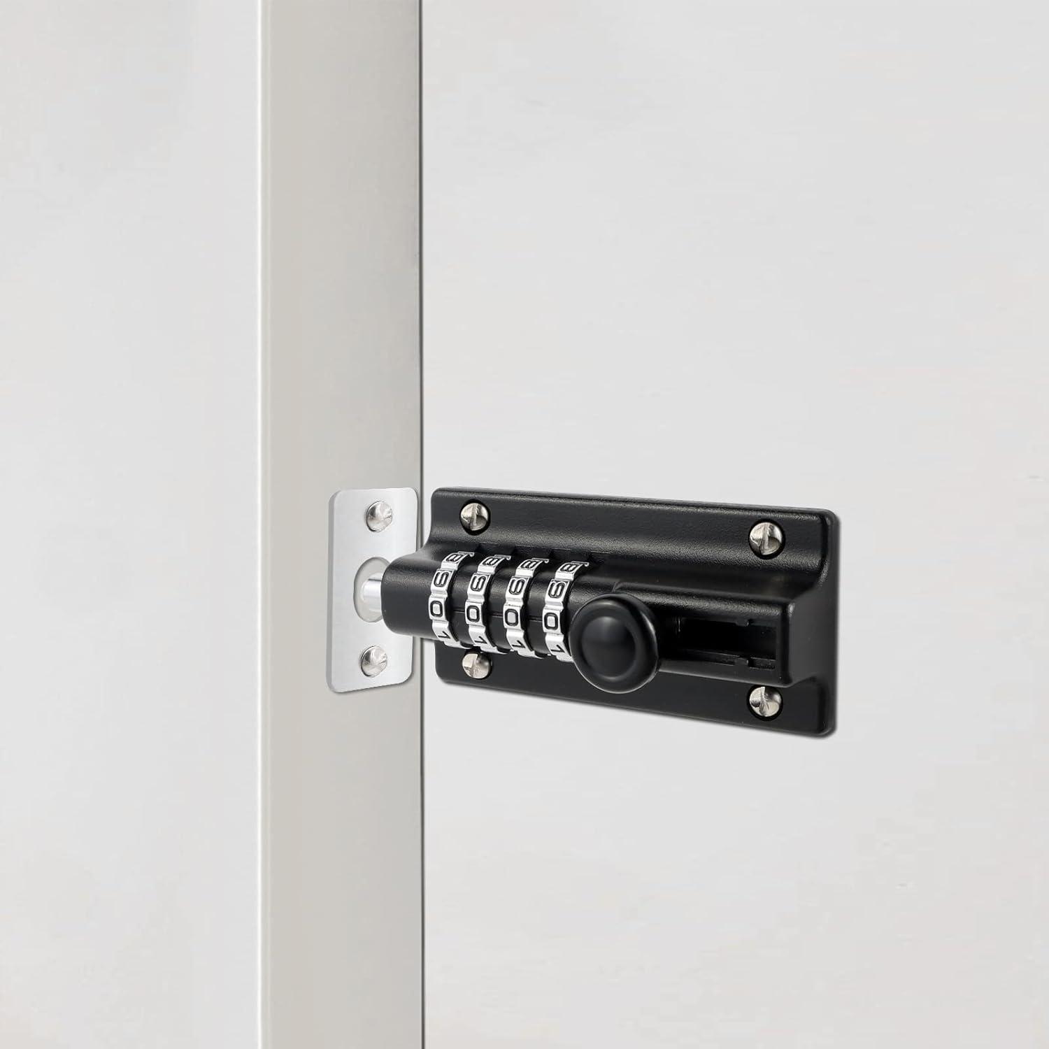 Perno de bloqueo combinado Dluno 2 paquetes 12.19 cm Negro