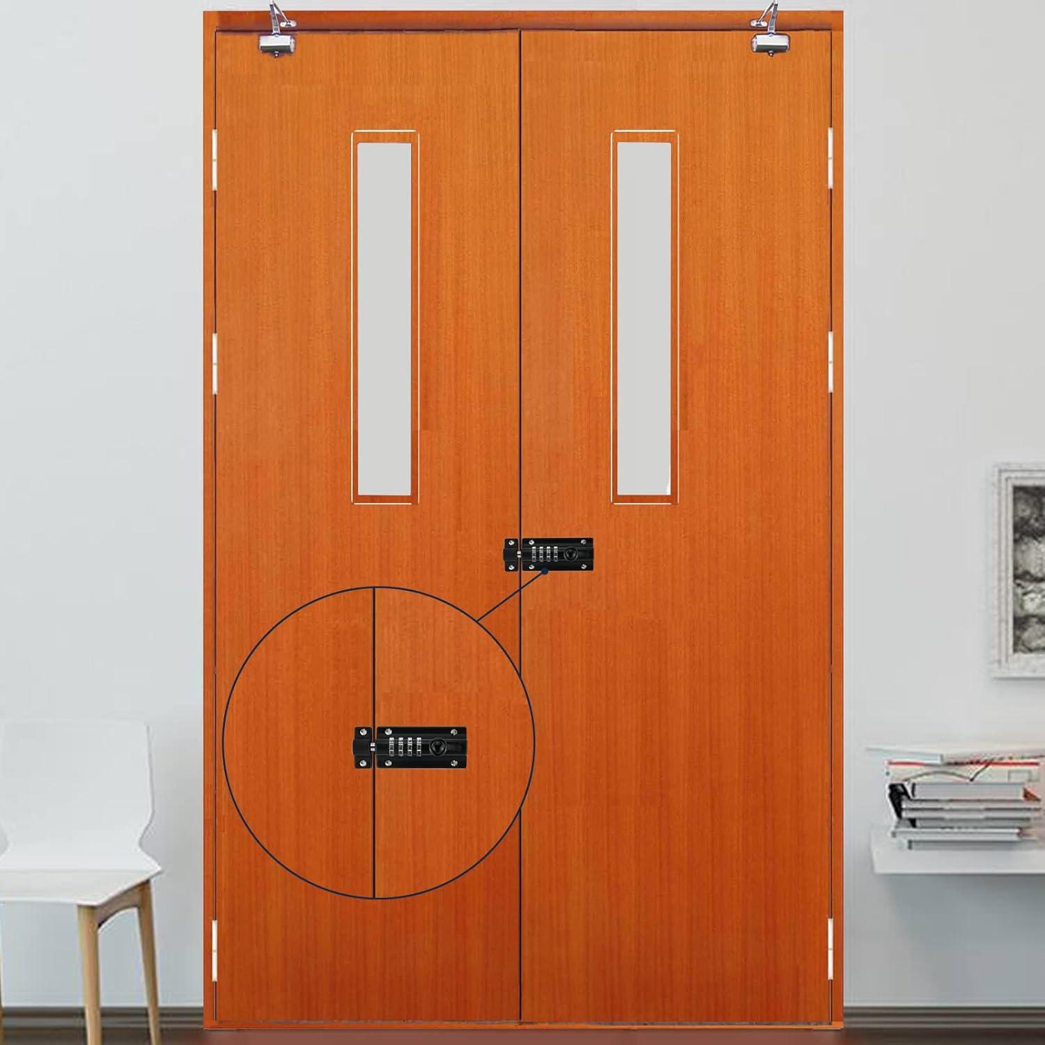 Perno de bloqueo combinado Dluno 2 paquetes 12.19 cm Negro