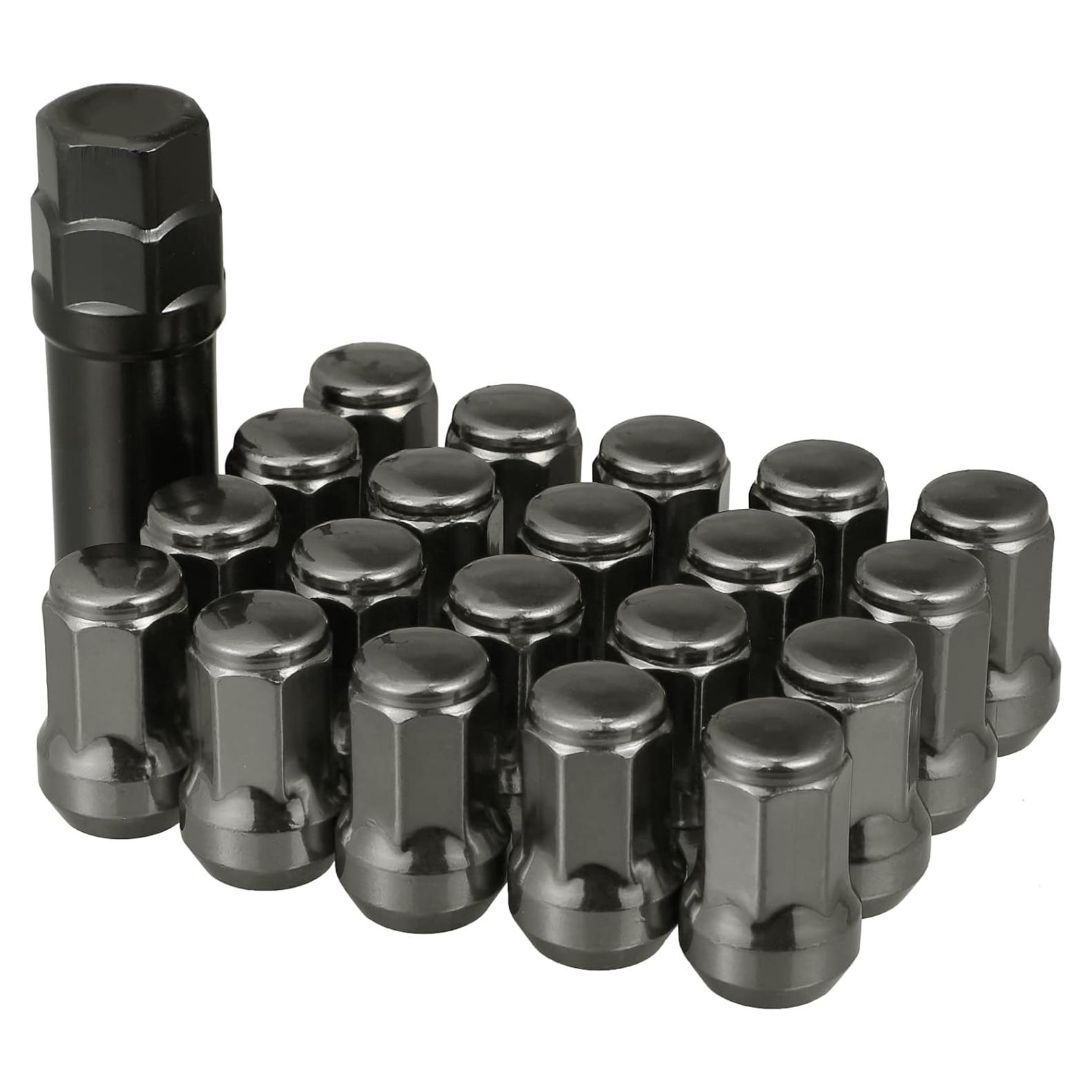 Tuercas de Rueda ACROPIX M12x1.25 Cónicas Titanio - 20 Piezas