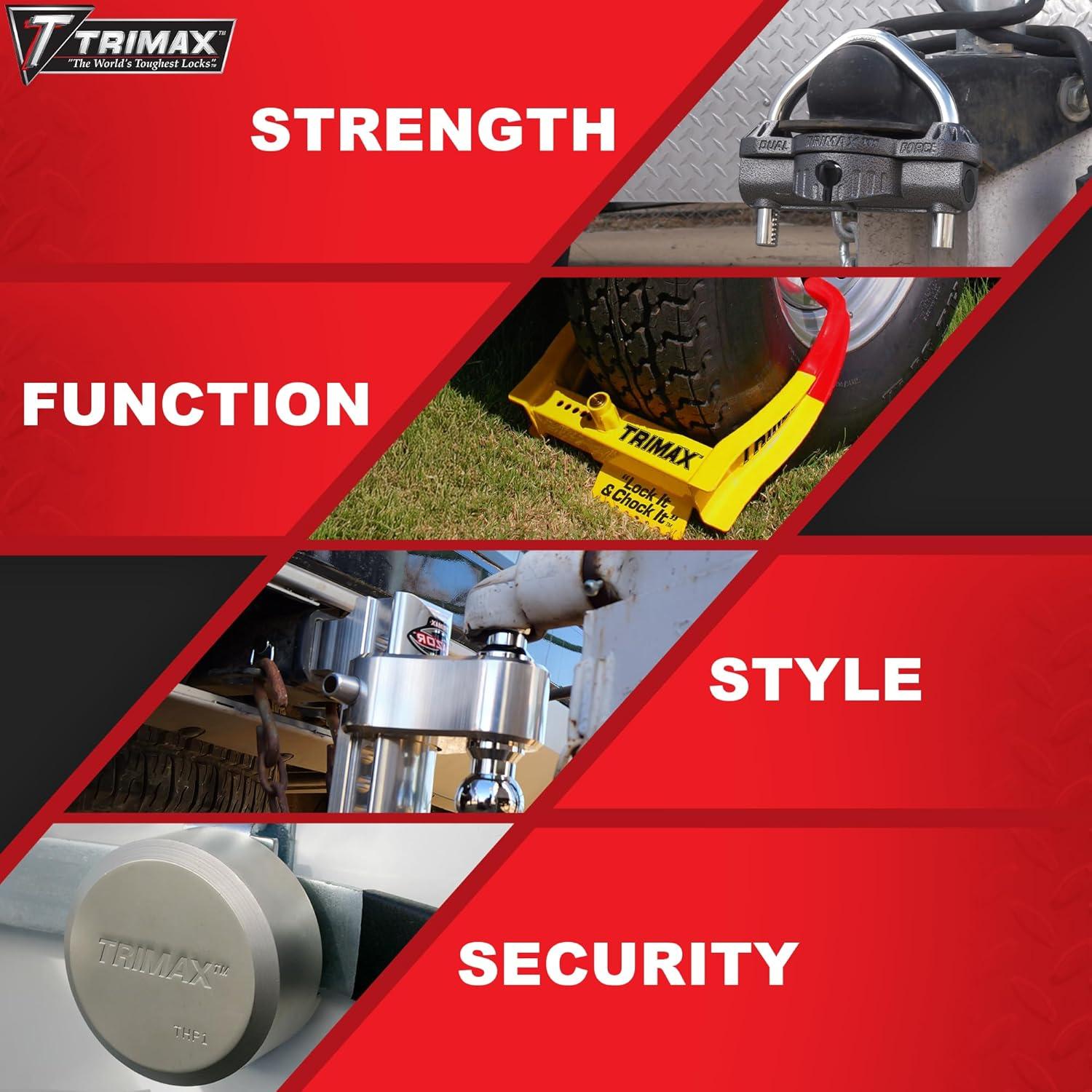 Candado Antirrobo Trimax TFW60 para Remolque 5ta Rueda