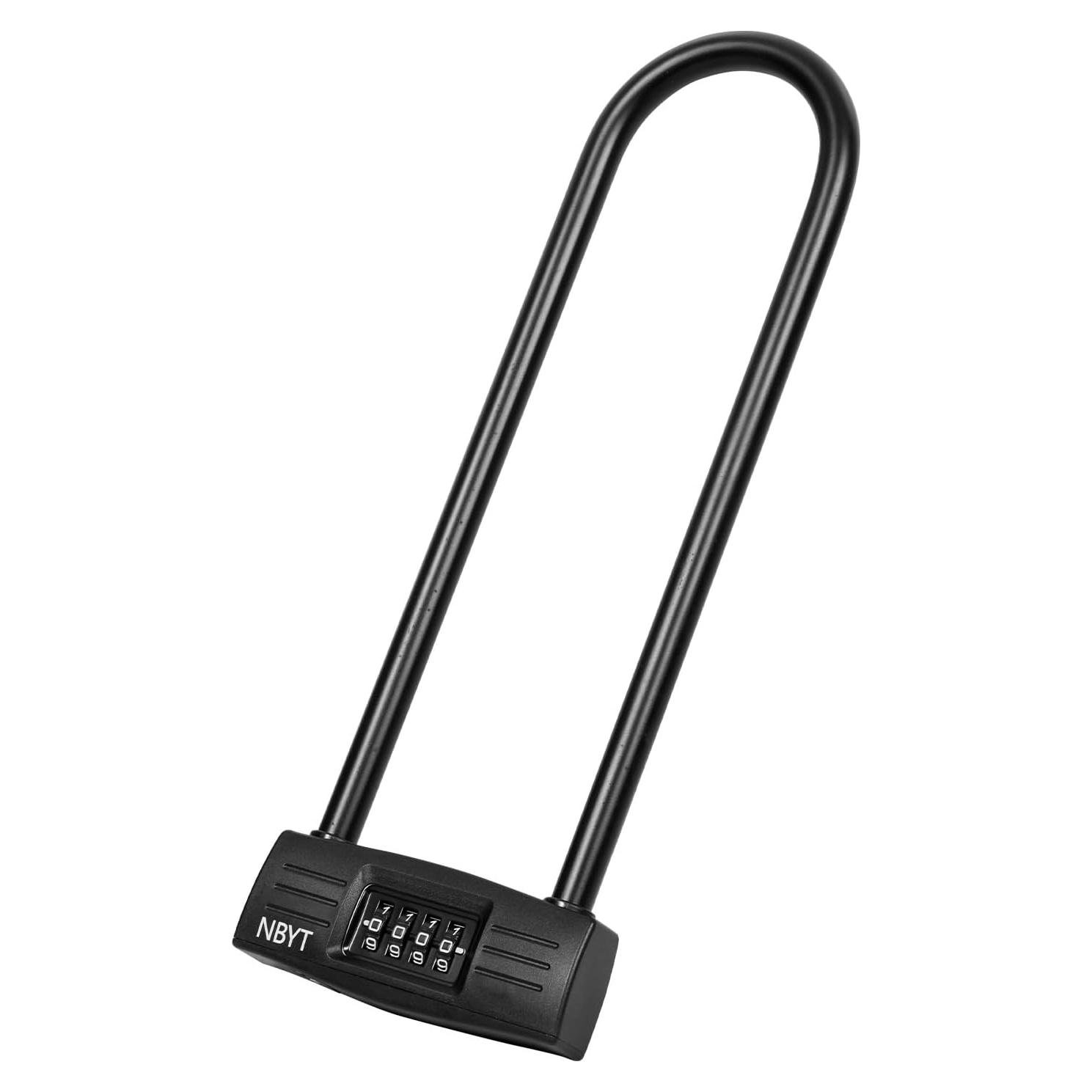 Candado U Combinado Lawnize LA20708L Antirrobo para Bicicleta