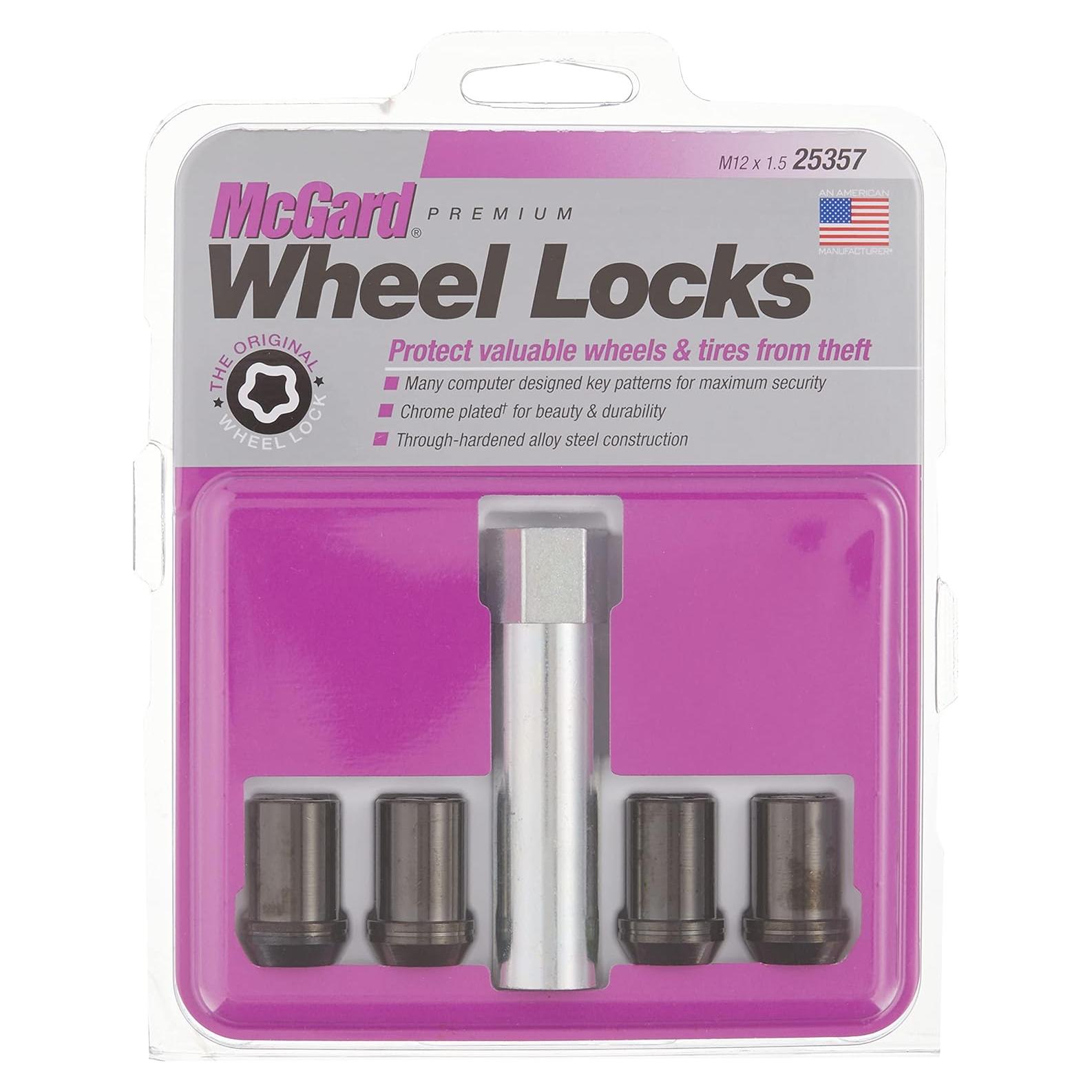 Bloqueos de Rueda McGard 25357 Cono Negro M12 x 1.5 - Juego de 4