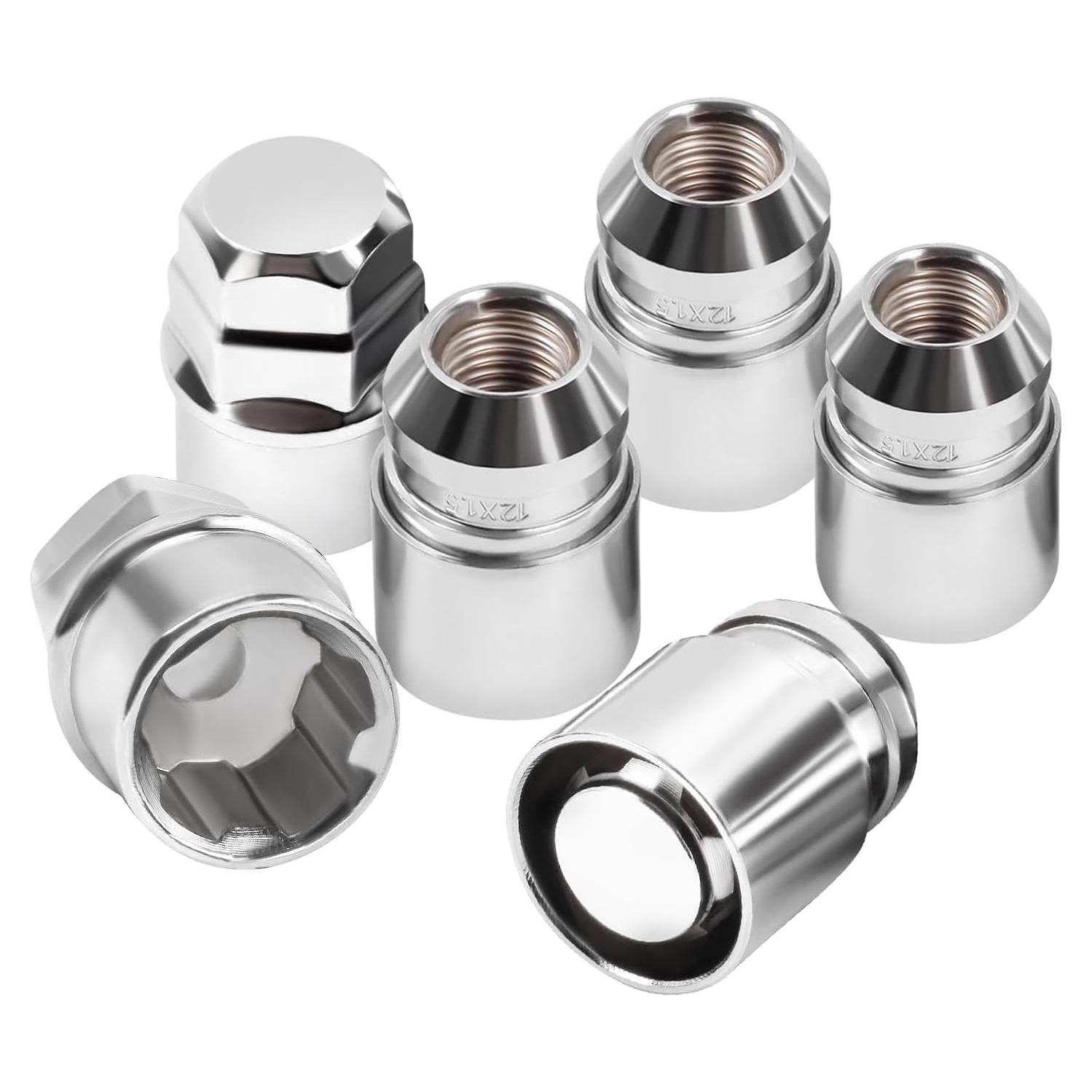 Juego de 6 Tuercas de Bloqueo de Rueda Mardarth M12x1.5 Antirrobo