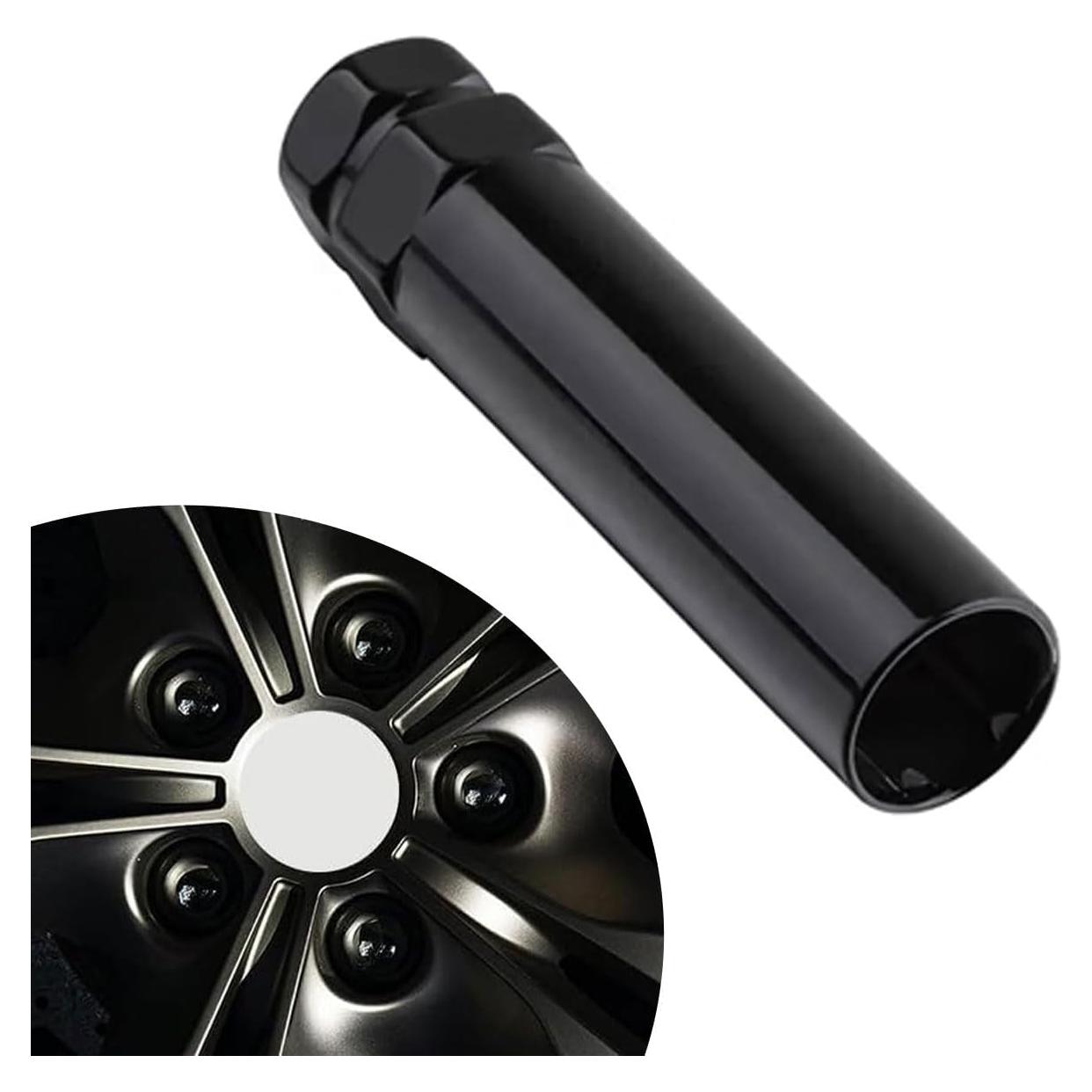 Herramienta de Instalación de Tuercas de Rueda QODOLSI 1 PC Metal Negro