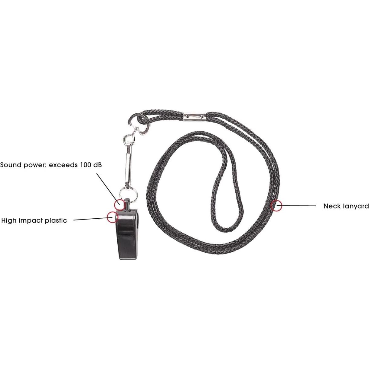 Silbato de Plástico con Cordón Kwik Goal - 100 dB