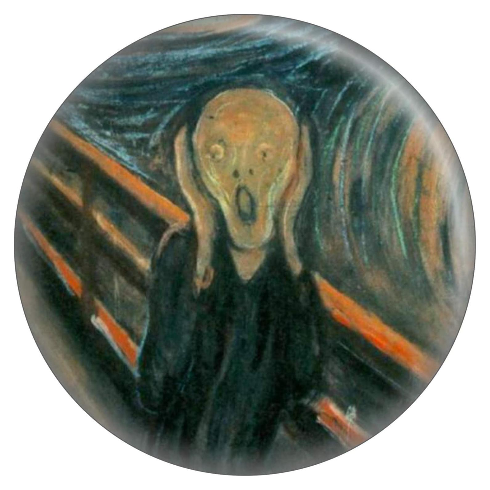 Botón Redondo Edvard Munch El Grito 3.81 cm