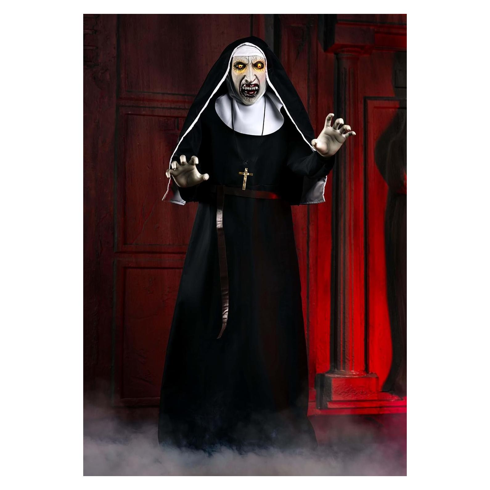 Decoración Animatrónica La Monja Gemmy 1.63m con Sonido