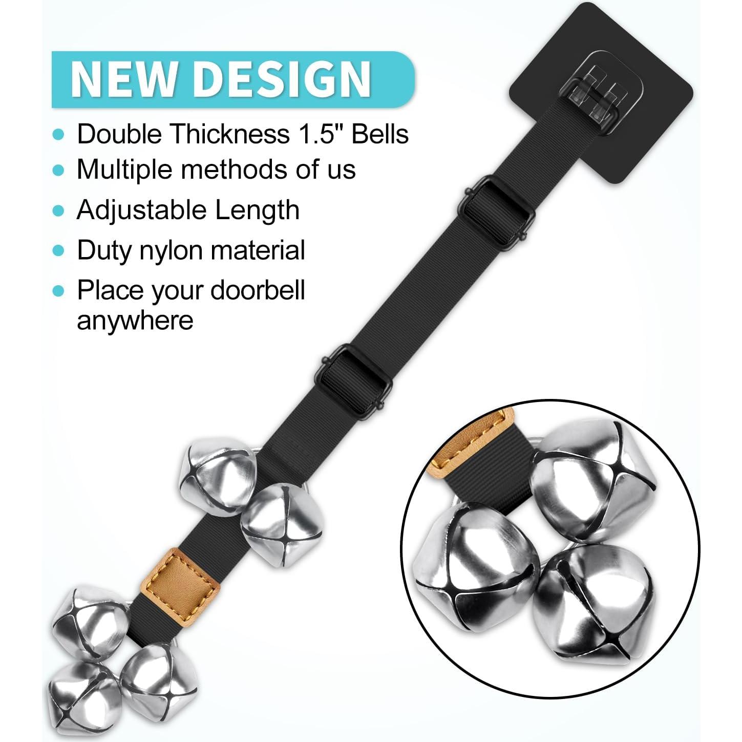 Timbres para Perros COOYOO Ajustables 5 Piezas Extra Ruidosos