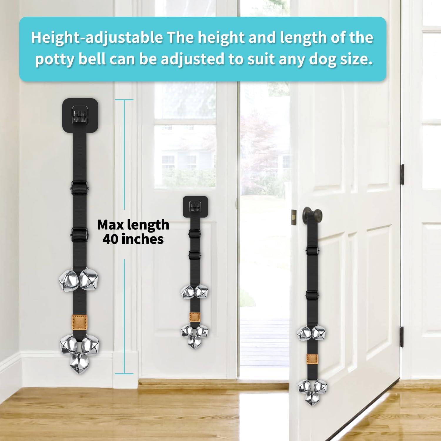 Timbres para Perros COOYOO Ajustables 5 Piezas Extra Ruidosos