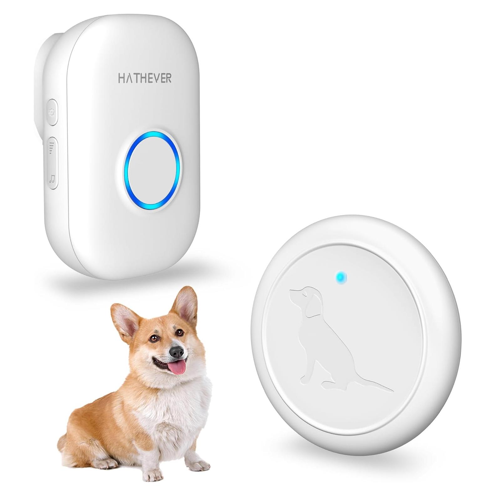 Timbre Inalámbrico para Perros HATHEVER PB-11C IP65 32 Melodías