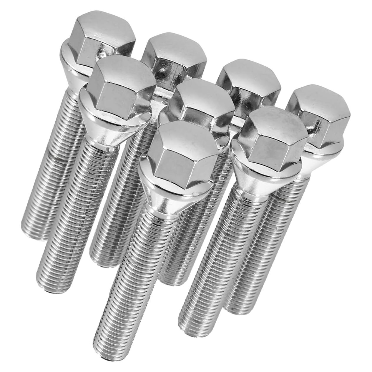 Juego de Pernos de Rueda Motoforti M12 x 1.5 Cromo 8 Piezas