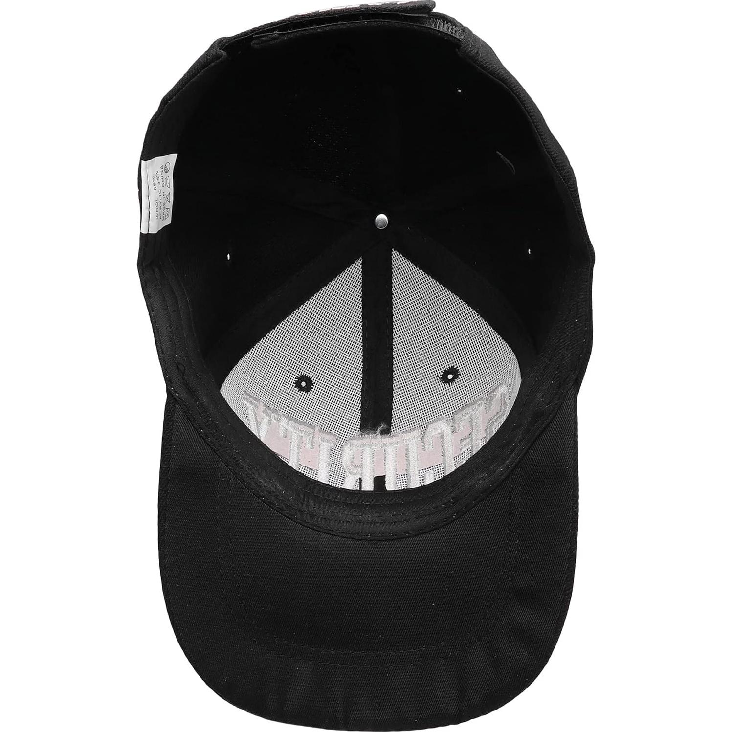 Gorra de Seguridad Ajustable Bordado Oro o Blanco 6 Paneles