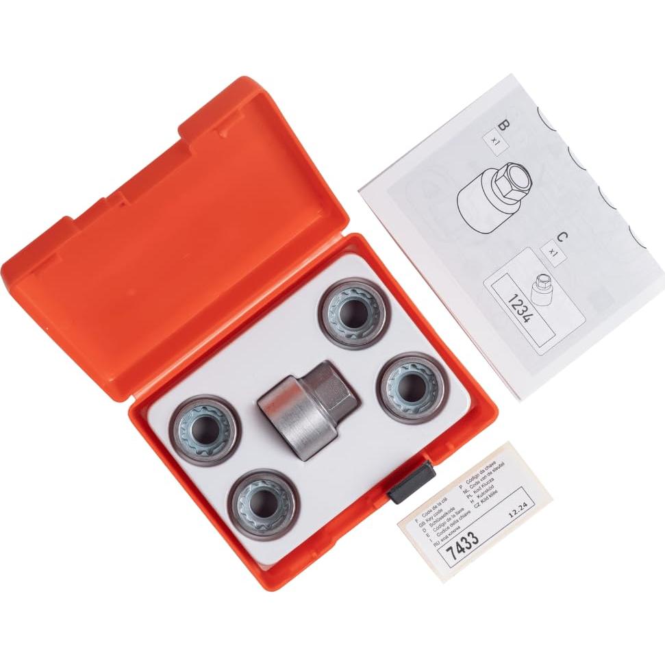 Kit de Bloqueo de Tuercas de Rueda Farad DS51/E para Tesla Model S