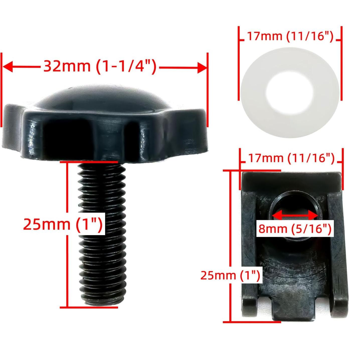 Tornillos Antirrobo de Maletero Americruise para Harley 1993-2023