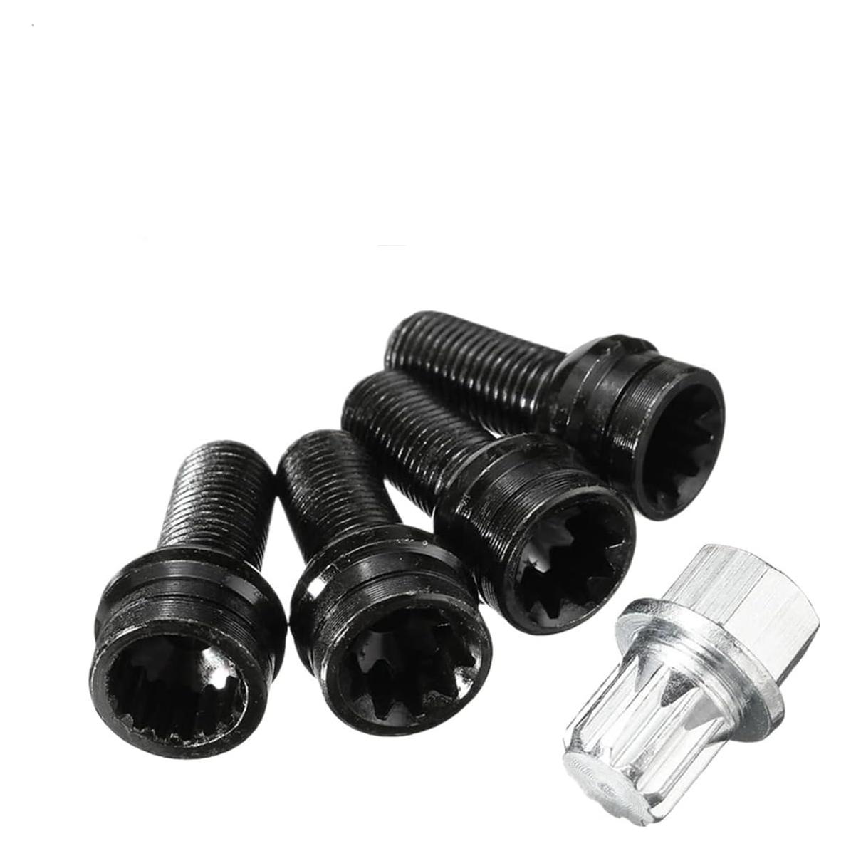 Tornillos de Rueda Antirrobo USZHANGXIANG M14x1.5mm para Audi/VW/Golf