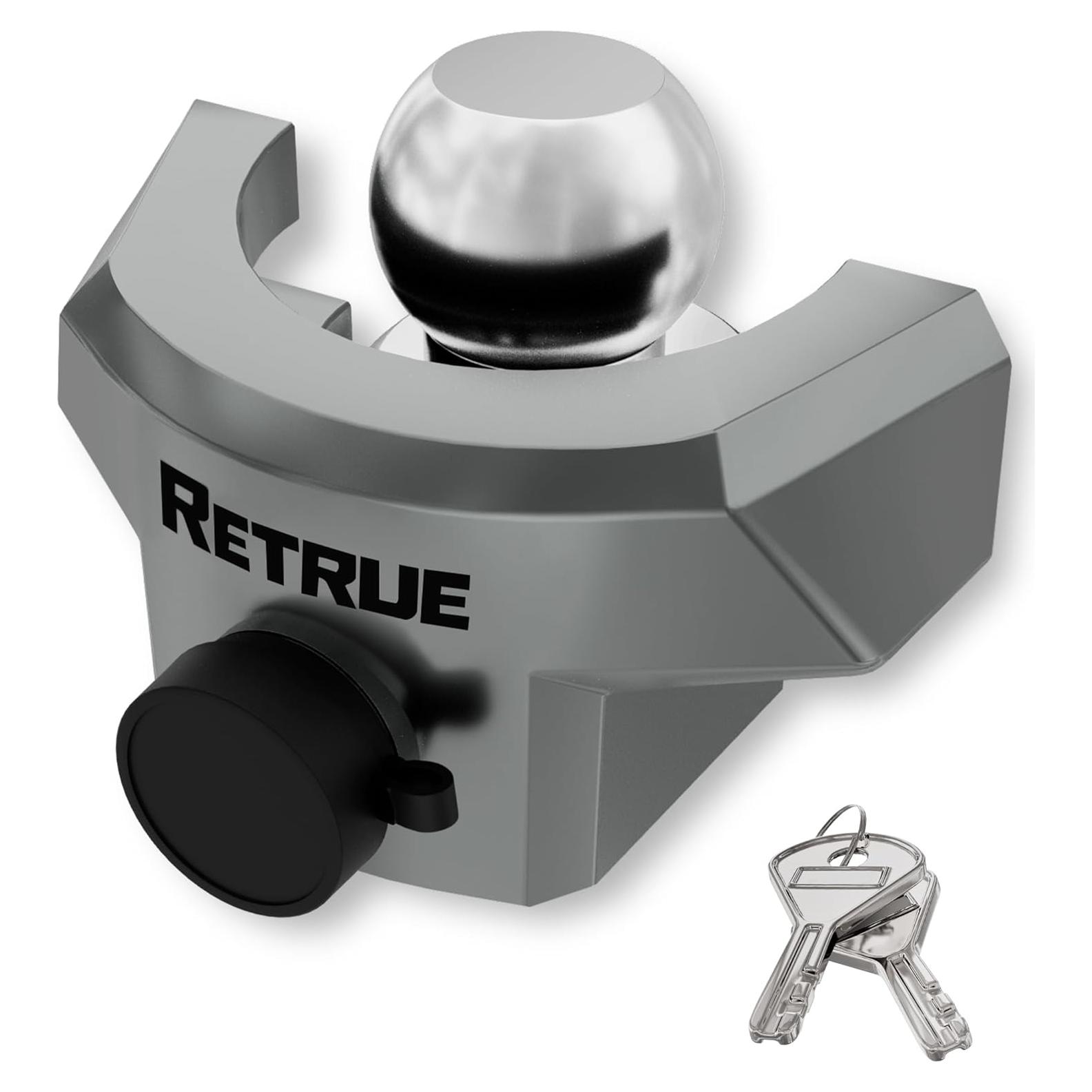 Cerradura de Remolque RETRUE 2 5/16" Alta Resistencia Gris